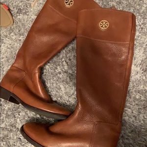 Brown Tory Burch Boots